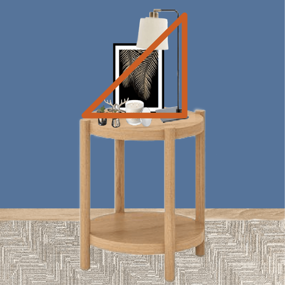 Triangulo visual para decorar