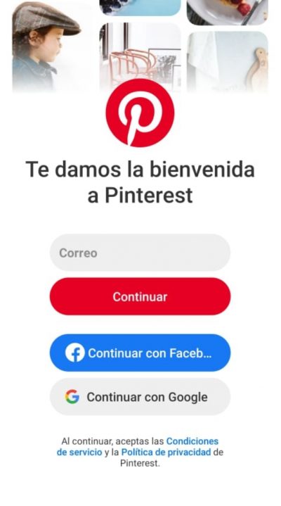 Usar Pinterest para encontrar inspiración